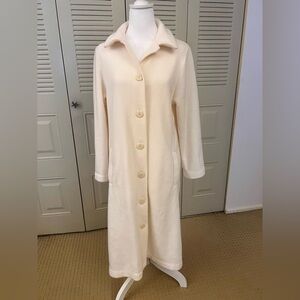 ✨NWT✨Luxury Pluto Lingerie “Robin” Robe – Ivory, Size 36